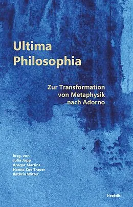 E-Book (pdf) Ultima Philosophia von Manuel Disegni, Lea Fink, Jakob Hayner
