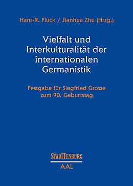 Kartonierter Einband Vielfalt und Interkulturalität der internationalen Germanistik von 