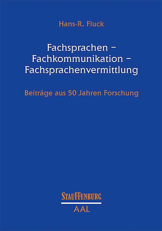 Fachsprachen  Fachkommunikation  Fachsprachenvermittlung