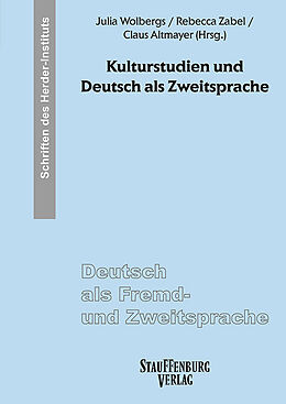 Kartonierter Einband Kulturstudien und Deutsch als Zweitsprache von 