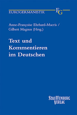 Kartonierter Einband Text und Kommentieren im Deutschen von 