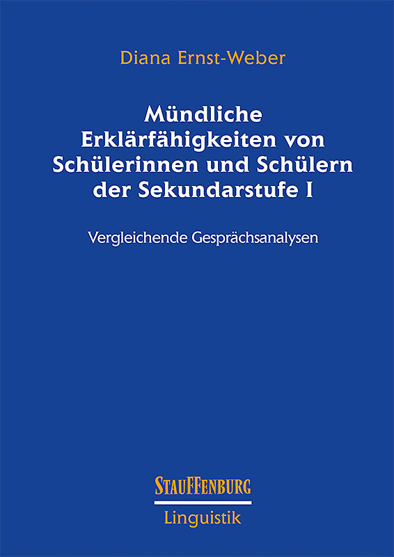 Mündliche Erklärfähigkeiten von Schülerinnen und Schülern der Sekundarstufe I