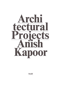 Kartonierter Einband Make New Space / Architectural Projects von Anish Kapoor