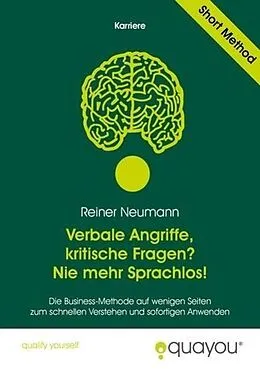E-Book (pdf) Verbale Angriffe, kritische Fragen? Nie mehr Sprachlos! von Reiner Neumann