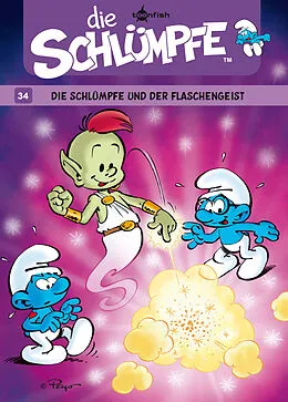 E-Book (epub) Die Schlümpfe 34: Die Schlümpfe und der Flaschengeist von Alain Jost, Thierry Culliford