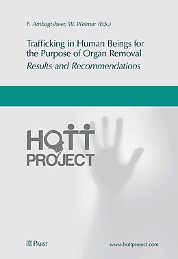 eBook (pdf) Trafficking in Human Beings for the Purpose of Organ Removal  Results and Recommendations de 