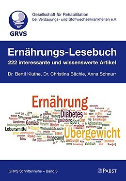 Kartonierter Einband Ernährungs-Lesebuch von Dr. Bertil Kluthe, Dr. Christina Bächle, Anna Schnurr