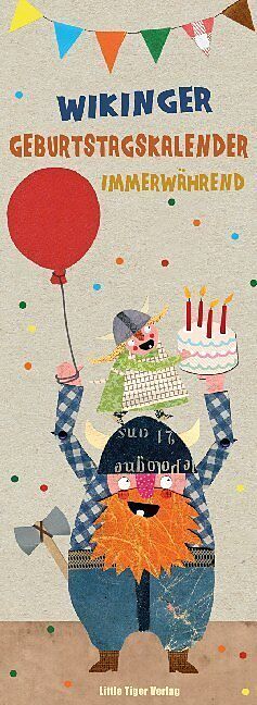 Kalender (Kal) Wikinger-Geburtstagskalender immerwährend von Sandra Monat