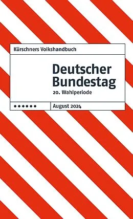 E-Book (pdf) Kürschners Volkshandbuch Deutscher Bundestag von 