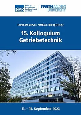 E-Book (epub) 15. Kolloquium Getriebetechnik von 