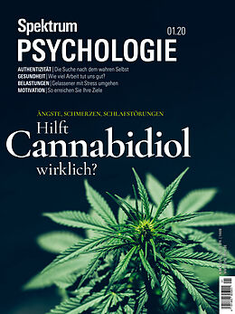 E-Book (pdf) Spektrum Psychologie 1/2020 Hilft Cannabidiol wirklich? von Spektrum der Wissenschaft