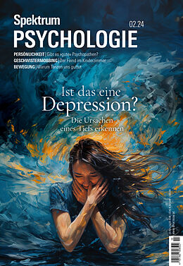 Kartonierter Einband (Kt) Spektrum Psychologie 2/2024 - Ist das eine Depression? von Spektrum der Wissenschaft