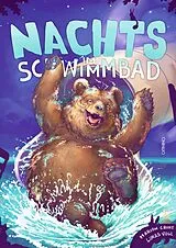 Fester Einband Nachts im Schwimmbad von Marion Crone