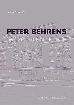 E-Book (pdf) Peter Behrens im Dritten Reich von Georg Krawietz