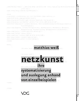 E-Book (pdf) Netzkunst von Matthias Weiß