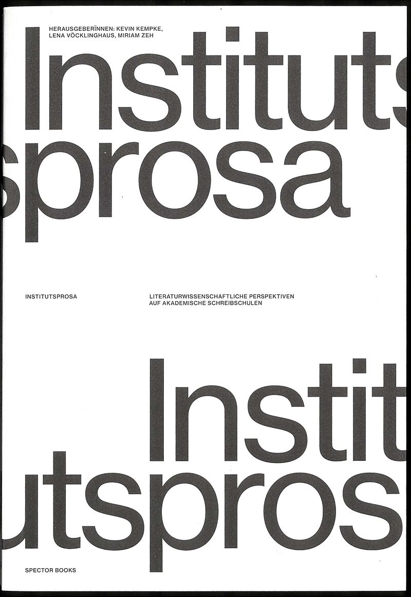 Institutsprosa