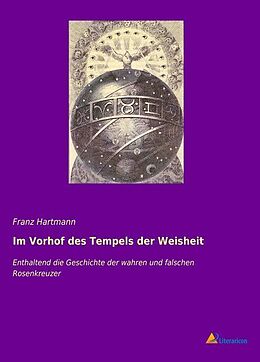 Kartonierter Einband Im Vorhof des Tempels der Weisheit von Franz Hartmann