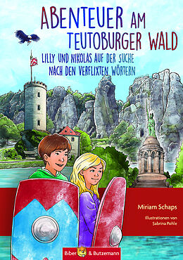 Fester Einband Abenteuer am Teutoburger Wald - Lilly und Nikolas auf der Suche nach den verflixten Wörtern von Miriam Schaps