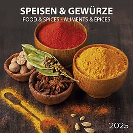 Kalender Food & Spices/Speisen und Gewürze 2025 von 