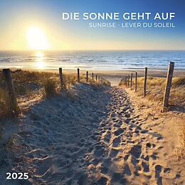 Kalender Die Sonne geht auf 2025 von 