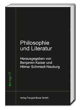 Fester Einband Philosophie und Literatur von 