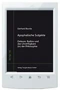 E-Book (pdf) Apophatische Subjekte von Gerhard Burda
