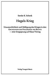 E-Book (pdf) Hegels Krieg von Soenke K. Schenk