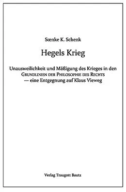E-Book (pdf) Hegels Krieg von Soenke K. Schenk