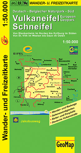 (Land)Karte Vulkaneifel Schneifel Wander- und Freizeitkarte von GeoMap