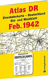 Geheftet ATLAS DR Februar 1942 - Eisenbahnkarte Deutschland von 