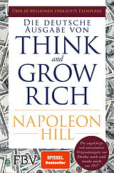 Kartonierter Einband Think and Grow Rich  Deutsche Ausgabe von Napoleon Hill