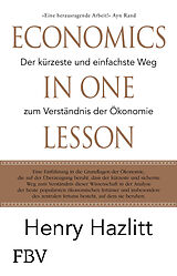 Kartonierter Einband Economics in one Lesson von Henry Hazlitt