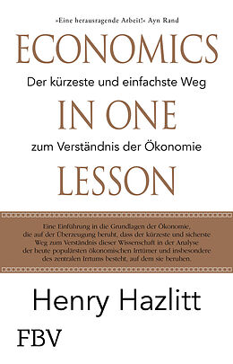 Fester Einband Economics in one Lesson von Henry Hazlitt