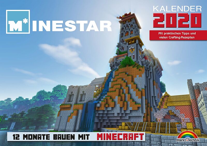 Kalender 2020 12 Monate Bauen Mit Minecraft Mit Spieletipps Und Vielen Crafting Rezepten