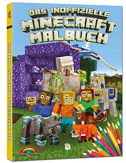 Kartonierter Einband Das inoffizielle Minecraft Malbuch für Kinder und Jugendliche - zum Ausmalen der Minecraft Welt von David Haberkamp