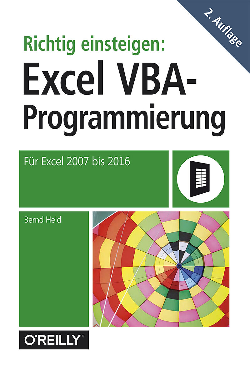 Richtig einsteigen: Excel-VBA-Programmierung - Bernd Held - Buch kaufen ...
