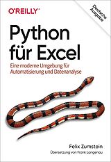 Kartonierter Einband Python für Excel von Felix Zumstein