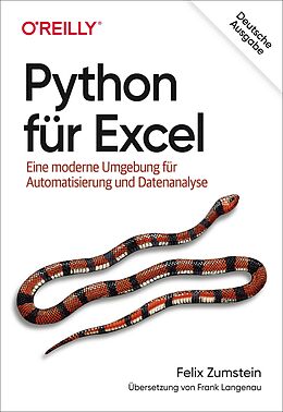 Kartonierter Einband Python für Excel von Felix Zumstein