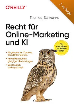 E-Book (epub) Recht für Online-Marketing und KI von Thomas Schwenke
