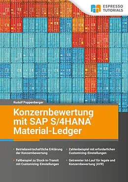 E-Book (epub) Konzernbewertung mit SAP S/4HANA Material-Ledger von Rudolf Poppenberger