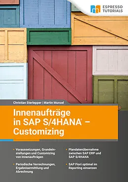 E-Book (epub) Innenaufträge in SAP S/4HANA - Customizing von Christian Sterlepper, Martin Munzel