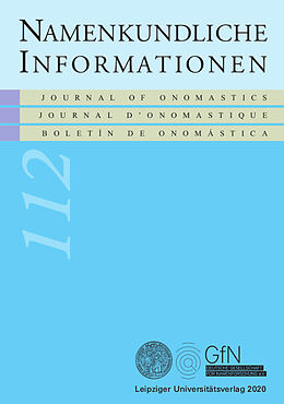 Paperback Namenkundliche Informationen 112 von 