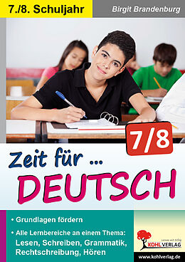 Kartonierter Einband Zeit für Deutsch / Klasse 7-8 von Birgit Brandenburg