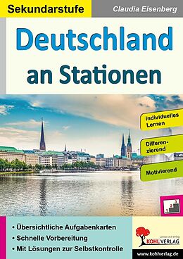 E-Book (pdf) Deutschland an Stationen / Sekundarstufe von Claudia Eisenberg