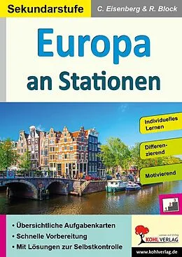 E-Book (pdf) Europa an Stationen / Sekundarstufe von Claudia Eisenberg, Rosemarie Block