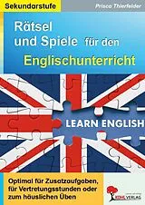 E-Book (pdf) Rätsel und Spiele für den Englischunterricht von Prisca Thierfelder