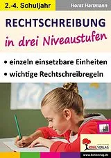 E-Book (pdf) Rechtschreibung in drei Niveaustufen / Klasse 2-4 von Horst Hartmann