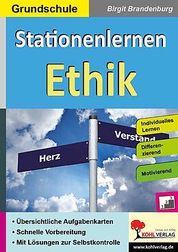 E-Book (pdf) Stationenlernen Ethik / Grundschule von Birgit Brandenburg