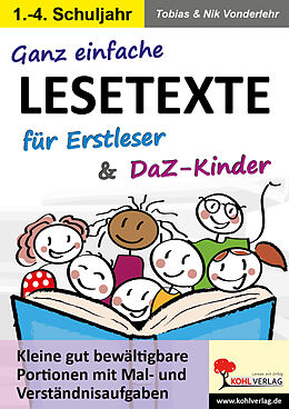E-Book (pdf) Ganz einfache Lesetexte für Erstleser und DaZ-Kinder von Tobias Vonderlehr, Nik Vonderlehr