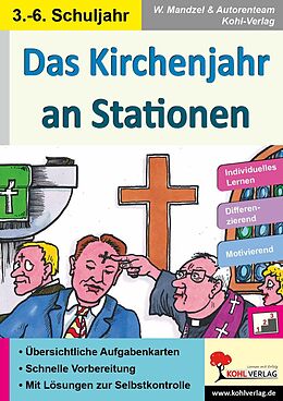 E-Book (pdf) Das Kirchenjahr an Stationen von Waldemar Mandzel, Autorenteam Kohl-Verlag